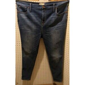 Madewell Women's Jeans High Rise Skinny Size 37 Dark Wash